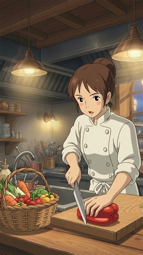 Satisfying Cooking ASMR | From Garden to Plate 🌿🍽️ (Ghibli Style Animation)