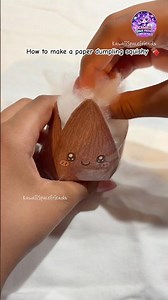 How to make a paper dumpling squishy! #papersquishy #dumplings #crafts