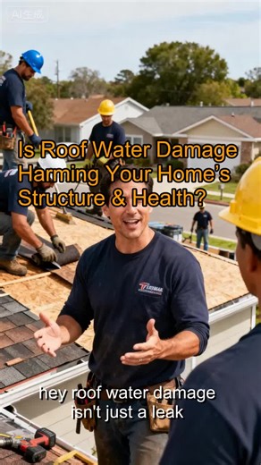 Roof water damage weakens wooden supports & insulation, causing structural issues and unhealthy spaces. Roof Water Damage, Structural Issues, Indoor Air Quality, Home Repair, Wooden Supports #onlineroofingservice #roofingasyournewpath #remodel #roofer #roofadvisor [1544578]