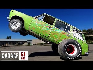 Super-powerful Lada – capable of doing a wheelie