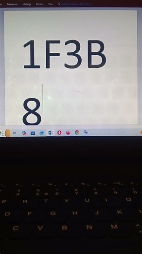Learn how to insert a guitar symbol 🎸 in MS Word using a keyboard shortcut! ⌨️💻 #msword #shorts