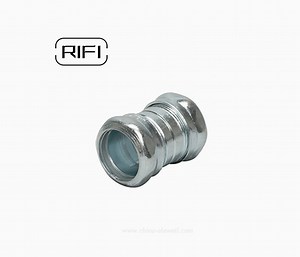 [Hot Item] 1/2" to 4" Steel UL Listed Electro-Plate Steel Compression Coupling for EMT Conduit