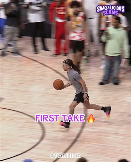 Overtime Elite on Instagram: "They nailed the trampoline 360 on the first try 🔥 Link in my bio to watch the Shaq-A-Licious dunk show 👀 @big_bossyo @shaqalicious_official"