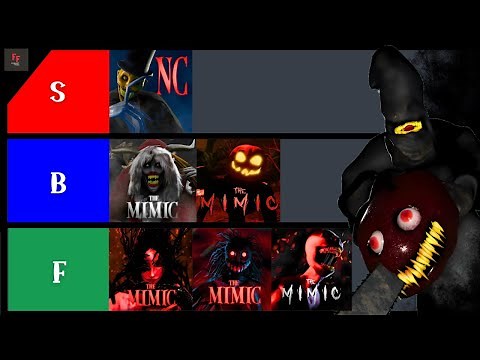 *EVERY* MIMIC CHAPTER TIER LIST! (The Mimic all chapters tier list UPDATED)