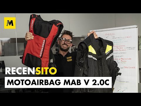 Motoairbag MAB v2.0c. A super mechanical airbag! Here is the explosion