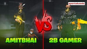 Amitbhai (Desi Gamers) vs 2B Gamer: Who has better stats in Free Fire?