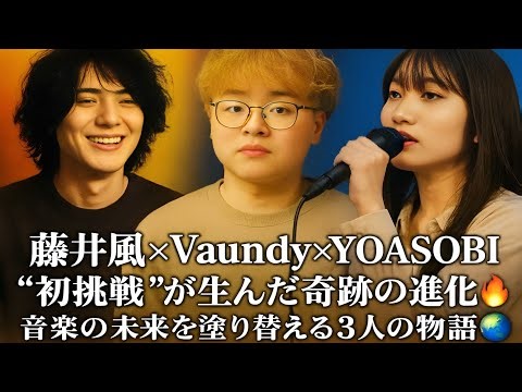 🎶藤井風×Vaundy×YOASOBI✨“初挑戦”が生んだ奇跡の進化🔥音楽の未来を塗り替える３人の物語🌍💫