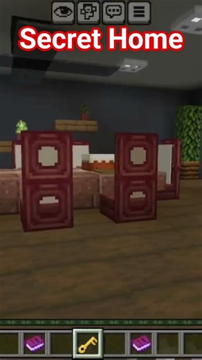 Secret Room In Minecraft.#short #redstonebuilds​ #howtomake​ #minecraft​ #minecraftshorts​ #shorts​