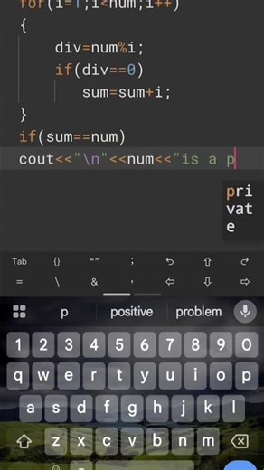 c++ program to check whether given number is a perfect number