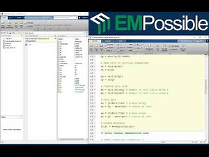 MATLAB Session -- Parallel Plate Transmission Line Using tlcalc()