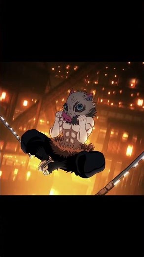 Lord inosuke #anime #crunchyroll #animebattle #demonslayer #inosuke
