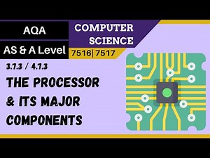 116. AQA A Level (7516-7517) SLR17 - 4.7.3 The processor and its major components