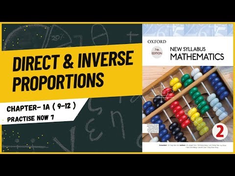 Direct Proportion | O Level Mathematics | Exercise 1A