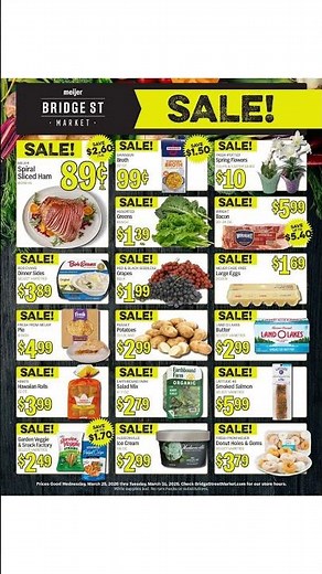 Meijer Bridge Street Market 03/25 - 03/31