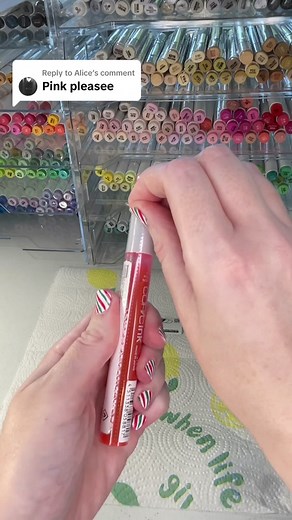 Creating a Pink Copic Wide Marker with FRV1 Fluorescent Pink Ink
