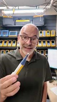 Don’t look into the fiber!! Use the Fluke Networks FiberLert instead.