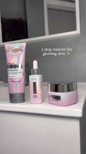 L’Oréal Paris Glycolic Bright Skincare Routine | Instant Skin Brightening