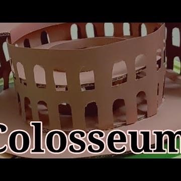 DIY Colosseum Model/ paper model/ Rome Colosseum model/how to make Colosseum paper model #viral
