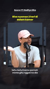 Bisa nyaman 2 hari di dalam kamar #cliptalkindo #cliptalk #radityadika #juanneve #cliptalks #podcastclipsshort #podcastclips #podcastclipsviral | Clip Talk Indo