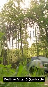 Podbike Frikar: The Electric Quadcycle That’s Part Bike, Part Car! #electricvehicle | Gadgetxplore