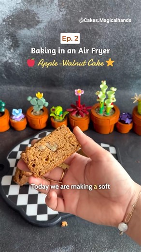 Your healthy tea companion 😍🍎 #airfryerrecipes #healthycake #trending