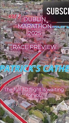 Irish Life Dublin Marathon 2025: Official 3D Course Preview