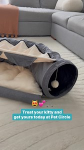 4.9K views · 200 reactions | Sleep? Play? Why not both  This tunnel bed combo serves cozy and chaos — just how your cat likes it. | Pet Circle | Facebook