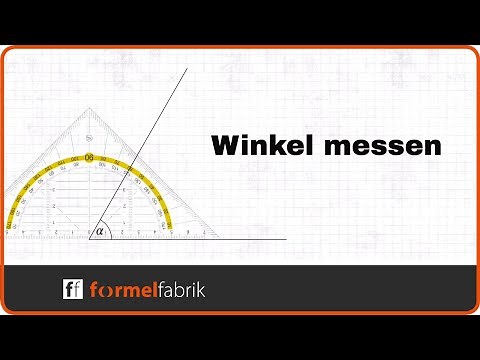 Measuring angles with a set square – step-by-step instructions