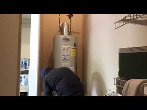Direct Vent Gas Water Heater Installation - Time Lapse
