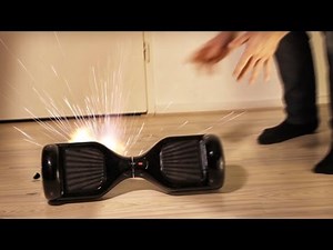 HOVERBOARD EXPLODING ON CAMERA - RECALLED
