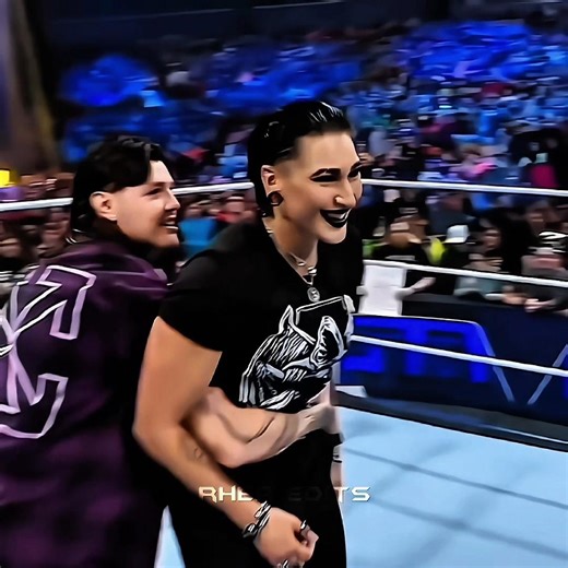 Rhea Ripley & Charlotte Flair Brawl For Dominik Edit! 💥 #wwe #rhearipley#dominikmysterio#shorts#edit