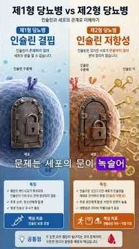 1형 당뇨와 2형 당뇨, 같은 당뇨가 아닙니다