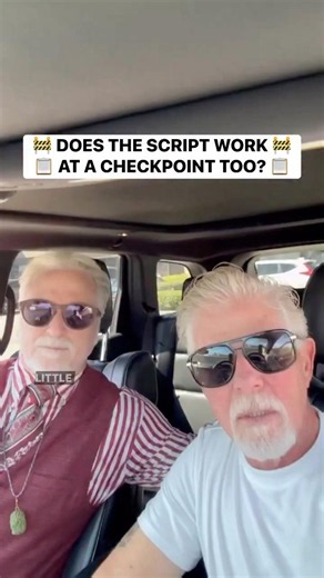 Does the script apply at checkpoints? #publicsafety