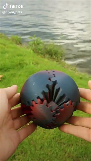 ✨3D printed Gear Ball✨ Créditos: @ruven_bals#ESCAT #Uninter #Educación #Creatividad #SP #Impresión3D