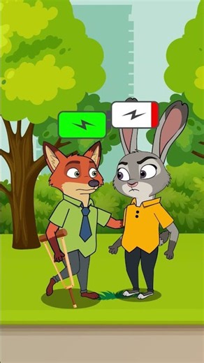 Judy Gives Her Energy to Gary... Then Nick Does the Same | Zootopia 2