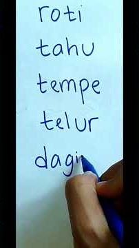 Learn to Write and Read Food Names #shorts