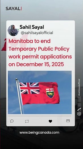 Manitoba to end Temporary Public Policy work permit intake on December 15, 2025