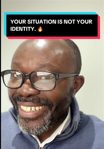 YOUR SITUATION IS NOT YOUR IDENTITY. 🔥 Sometimes we experience something for so long that we slowly start turning the situation into a description of who we are. But there is a difference between saying: “I am going through this” and saying: “This is who I am.” Whatever you’re facing right now, don’t allow a difficult chapter to become your permanent identity. Here are 5 situations you must never turn into your identity: 1. UNEMPLOYMENT You may be unemployed today, but you are not unemployment.