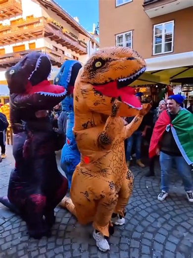 Dinos on the Streets of Cortina d'Ampezzo