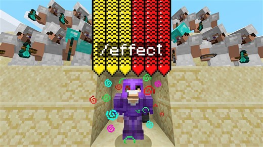 Minecraft manhunt but I secretly cheated with effect