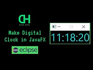 Make Digital Clock in JavaFX