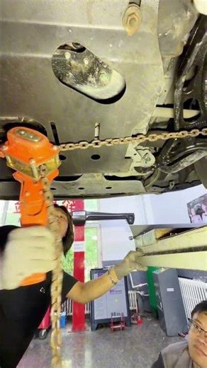 Forcing a Stubborn Control Arm Bolt Back to Place🦾