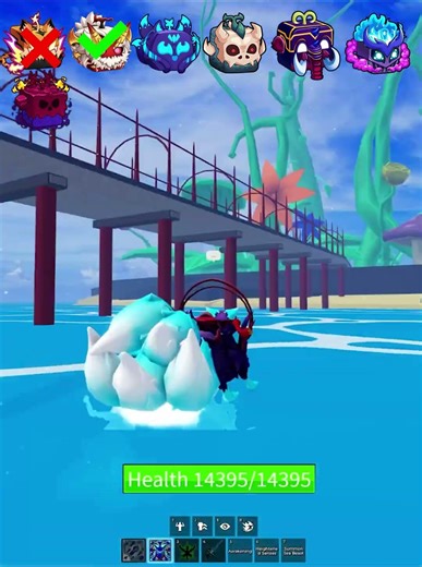 zoan transfo vs water sea2 #roblox #bloxfruits #fruit