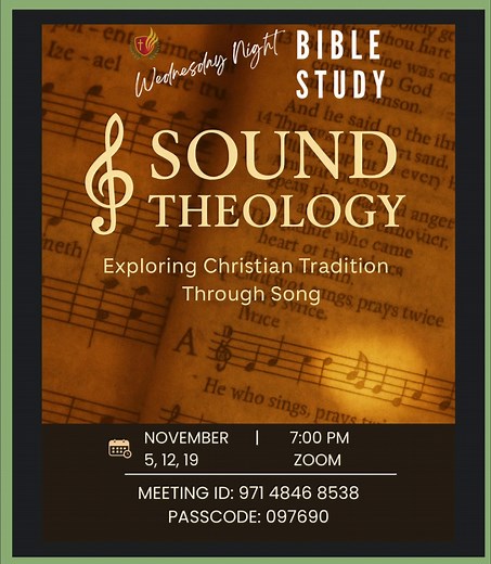 Sound Theology Bible Study with Rev. Trey. Wednesday, 7pm, On Zoom | St. Paul's Episcopal Church