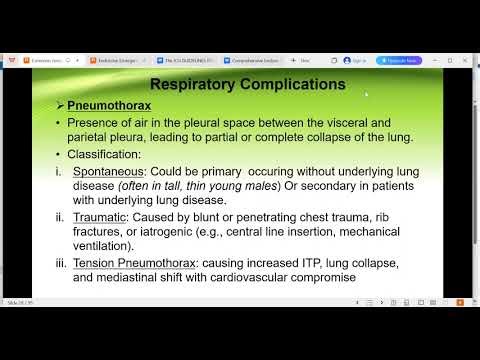 Common complications in Anaesthesia part 2