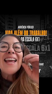 Audiência pública fim da escala 6x1 | Doutora Shimano