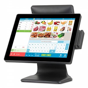 [Hot Item] POS Payment Terminal POS All in One I3 Billing Machine Complete Set Touch Dual Screen POS