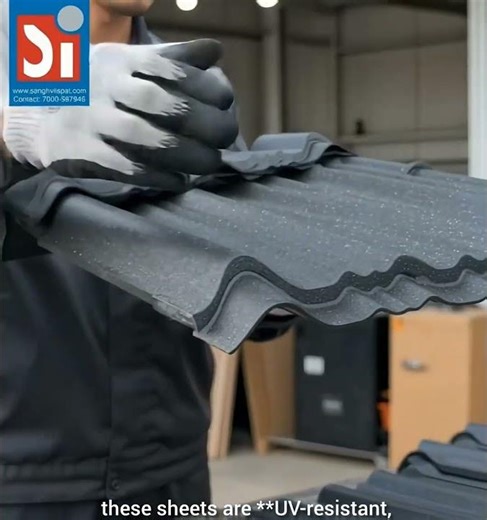 Kavelu Pattern Sheets.​#SanghviIspat #KaveluSheets #RoofingSolutions #MangaloreTiles #manufacturing