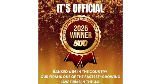 Wyman Legal Solutions Named 2025 Law Firm 500 Honoree, Ranks #86 Among Fastest Growing U.S. Law Firms