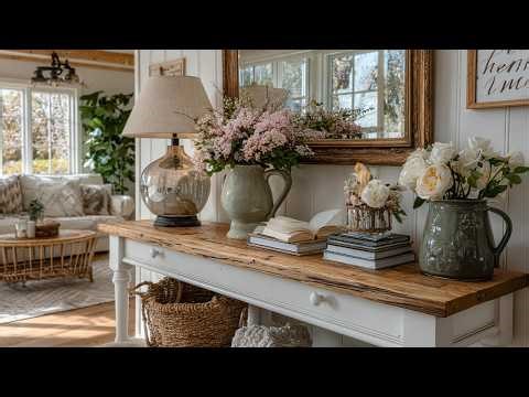 🌸Spring Cottage Decor Ideas 2026 | Soft Layers & Vintage Farmhouse Charm